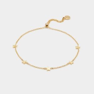 Gorjana Parker chain charm mini star dainty 14k plated Gold Star Charm Bracelet
